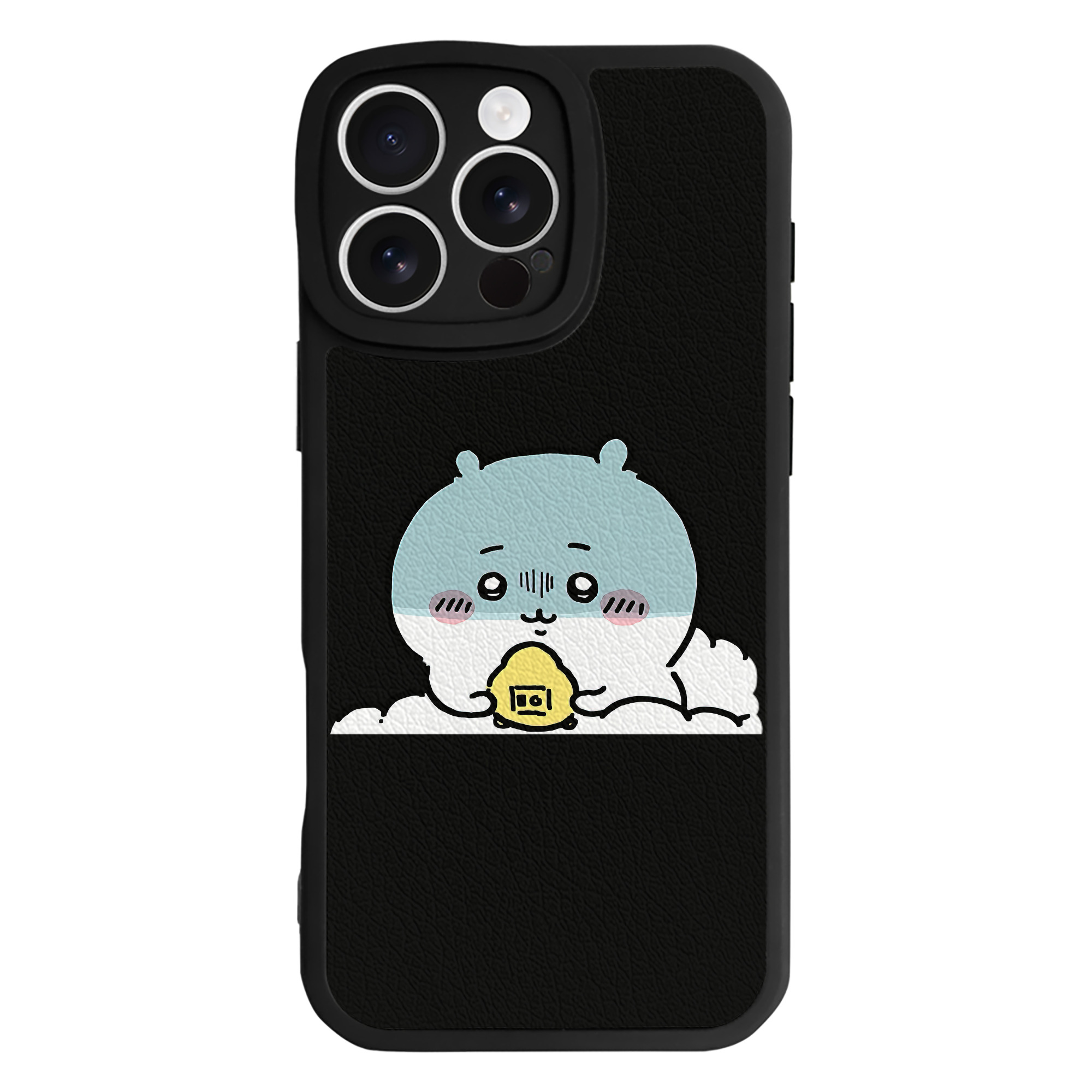 （画像用） ちいかわ ちいかわ Chii-kawa chiikawa 【iPhone 16シリーズ対応】シリコンスマホケース（レザー調） 材質：シリコン